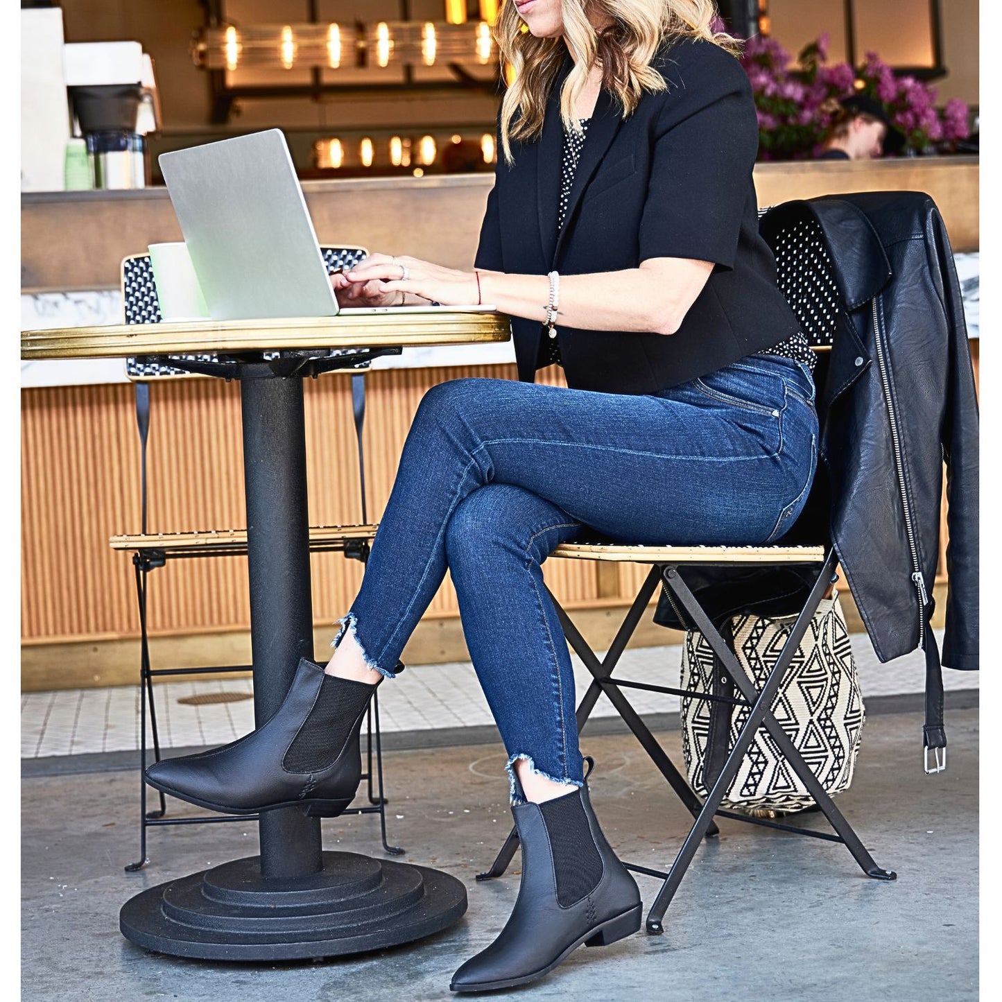 Vegan Shoes designer chelsea boots in black, non leather, cruelty free, ethical and sustainable footwear