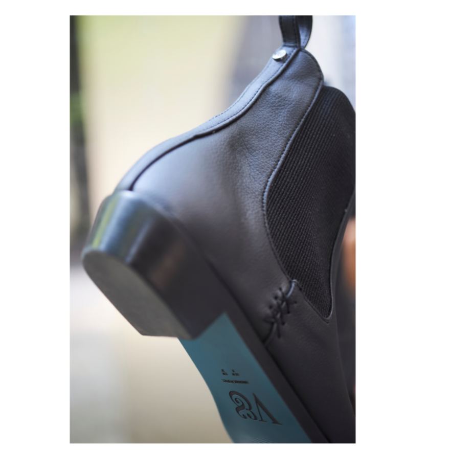 Vegan designer chelsea boots, non leather cruelty free footwear