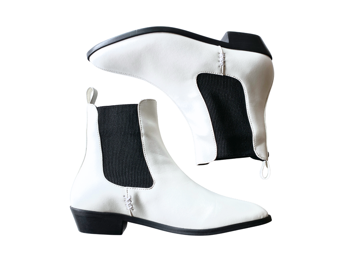 Womens white sales chelsea boots
